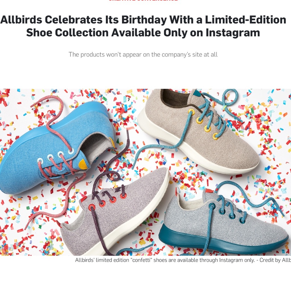 Allbirds Limited Edition Confetti Wool Runners
